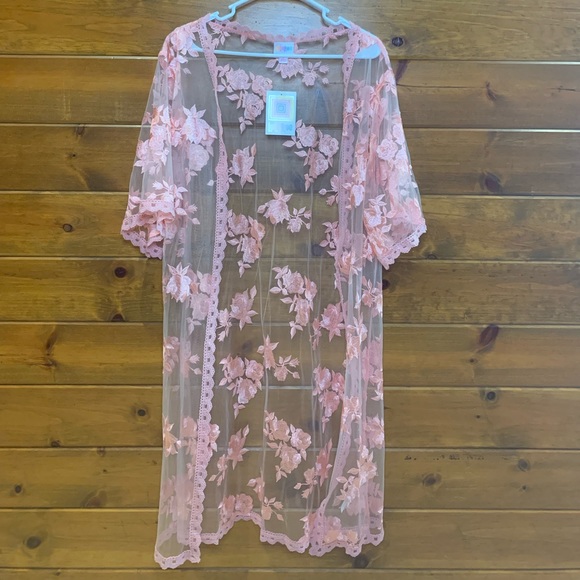 LuLaRoe Other - NWT Lularoe Lace Chloe Kimono/Duster